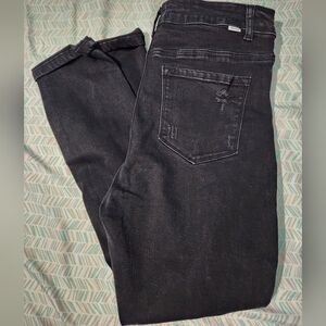 Elegant Charcoal Skinny Jeans for Women